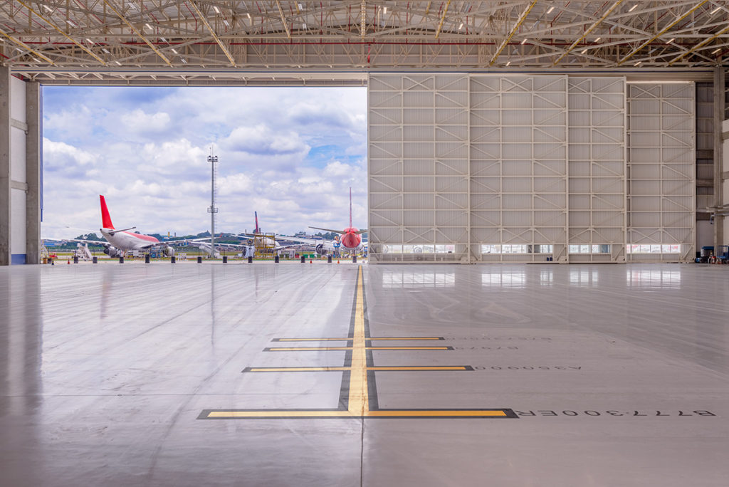 Imagem do Pátio de Aeronaves