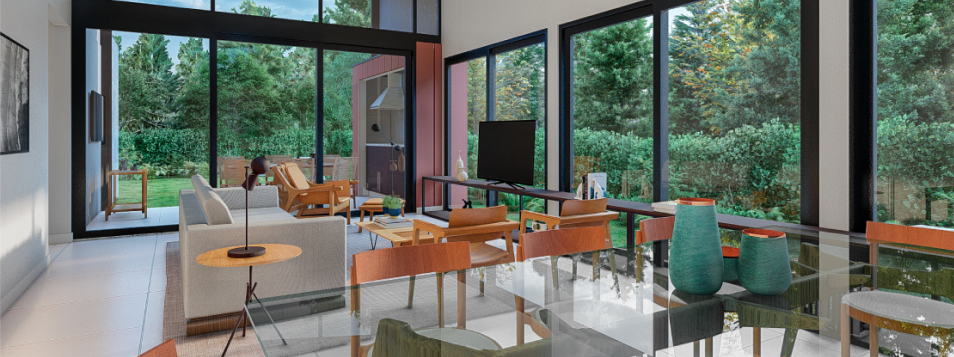 Imagem interna da Casa Modular