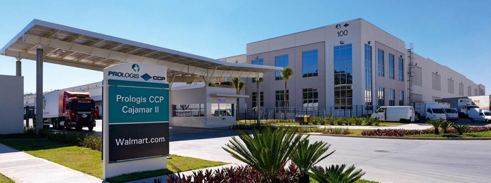 Imagem da fachada do galpão - Prologis Cajamar II