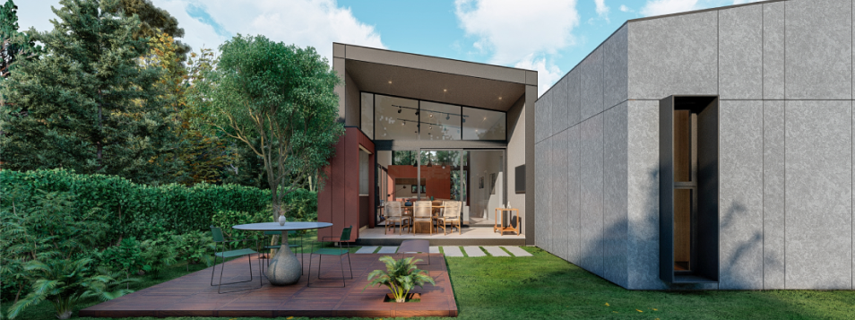 Imagem do projeto da Casa Modular